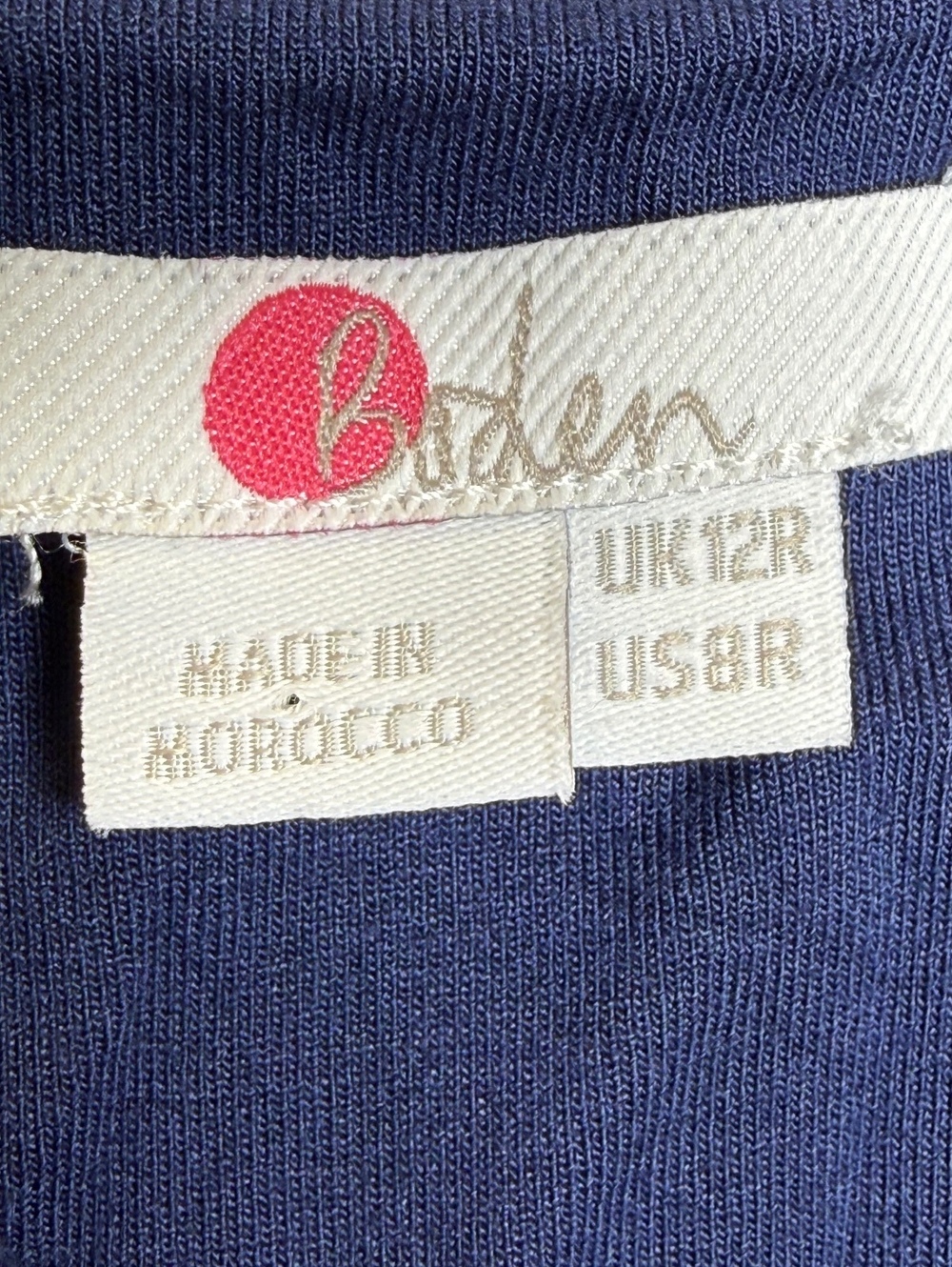 Boden Floral Dress Women Regular 12 Navy Casual - Picture 4 of 13